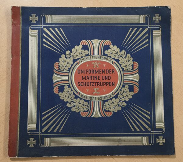 20260926_114754 1933 German WWI Navy Military Cigarette Card Album Book COMPLETE w all 96 Cards