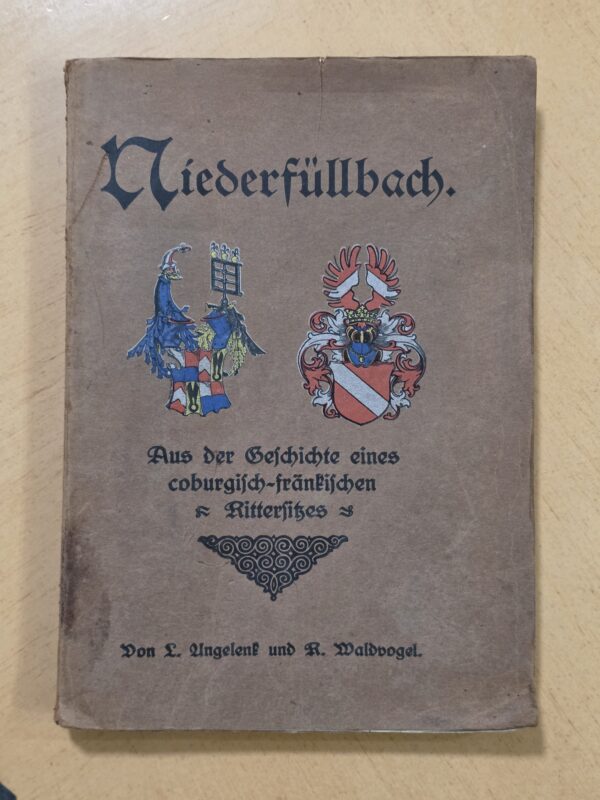 20260926_115727 1912 Niederfüllbach Coburg German Rittergut History Book Large Foldout Map