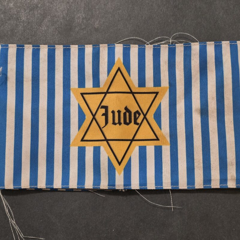 20260926_144149 WW2 Nazi German Jewish Holocaust Ghetto JUDE Armband