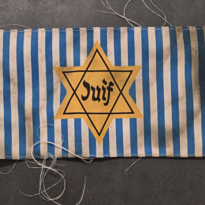 20260926_144219 WW2 Nazi German Jewish French Holocaust Ghetto JUIF Armband