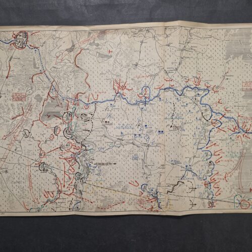 20260926_151920 WOW! RARE WWII German Staraja Russa Military Battle Map 1942 Hand Marked Eastern Front