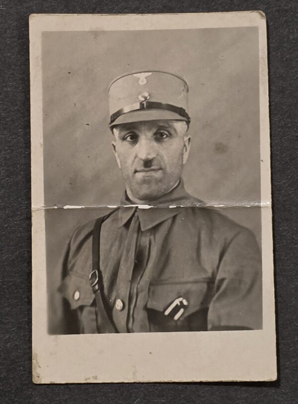 TOUGH GUY!  SA Stormtrooper Portrait WW2 Nazi German Paramilitary Photo
