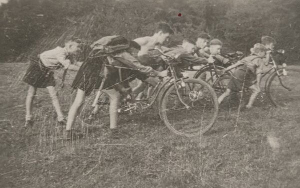 HJ Hitler Youth Jugend Boys Bicycle Race WW2 Nazi German Photo