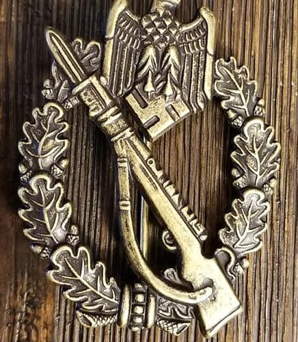 Infantry assault bronze antique WWII Nazi German Bronze IAB Infantry Assault Badge Medal – S.H.u.Co. 41