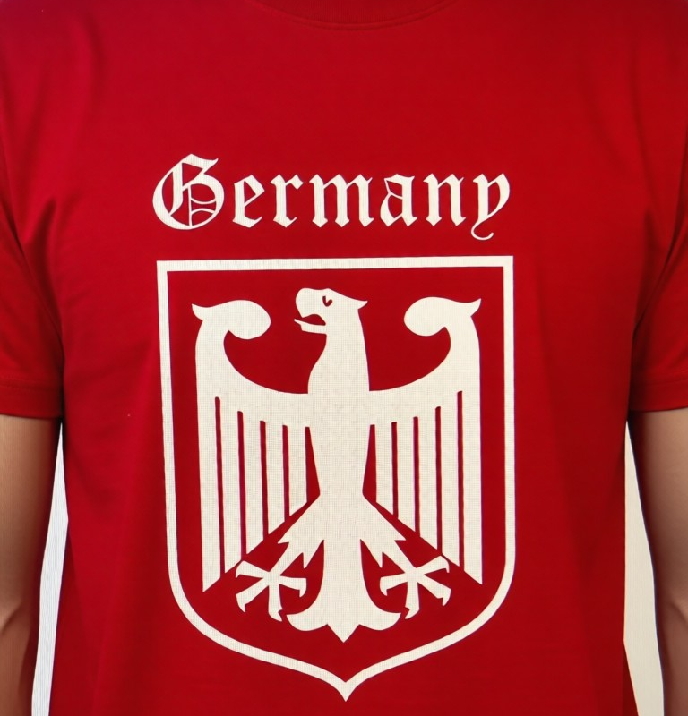 German Germany Military eagle with shield T Shirt