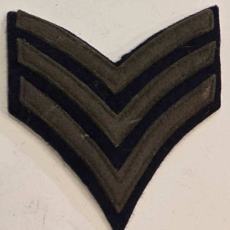 ap1 Original WWII WW2 Military US Army Khaki Chevron Patch Insignia