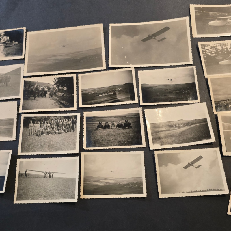 fk1 Rare NSFK WWII Nazi German Fliegerkorps Photo Lot 20 German Aviation Planes Pilots Airfield