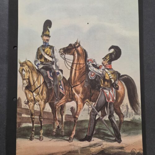 20260929_160123 Imperial German Prussian Garde Kürassier Regiment / Garde du Corps Cavalry Uniform Color Print