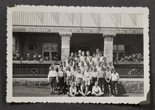 20260929_161011 Rare Original WWII Nazi German Hitler Youth HJ Deutsches Jungvolk DJ Group Photo Jugend Home HQ