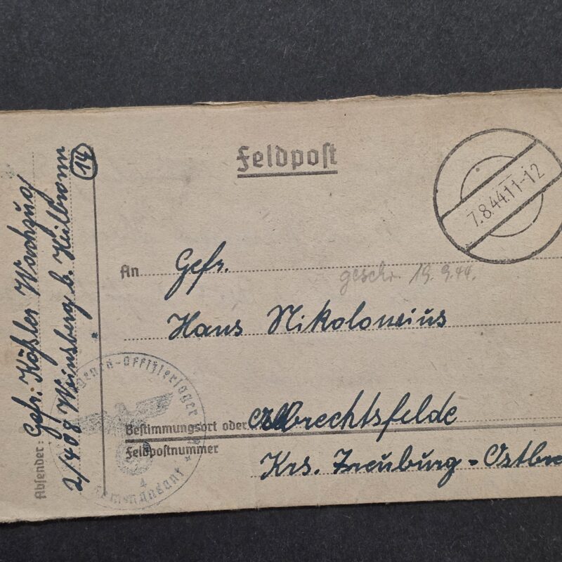 20261001_131719 WWII German Feldpost Letter 1944 Weinsberg Soldier Guarding English Officers POW