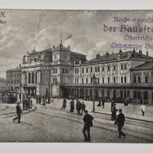 20261001_133105 WWI German 1916 Feldpost Bahnhof Railways Train Austria Military Censor Postcard