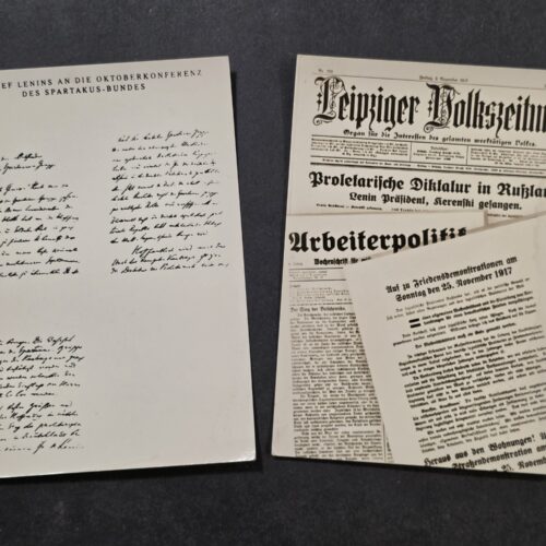 20261001_134017 2 German Historical Postcards Lenin Spartacus Russian Revolution 1917 WWI