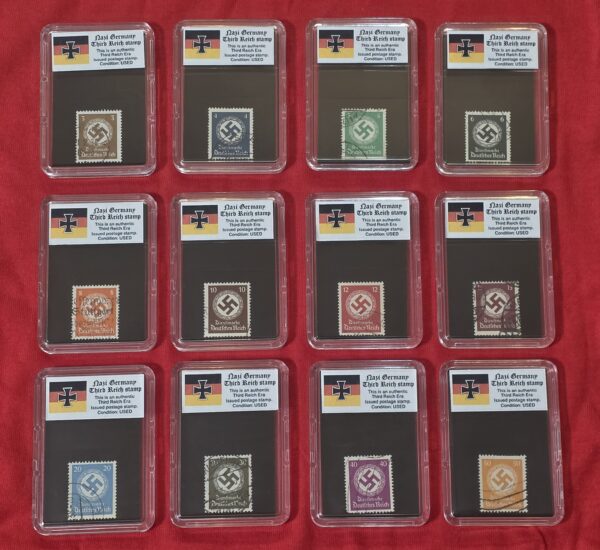 20261003_142050 WW2 Nazi German Third reich NSDAP Government Officials swastika Stamp set complete