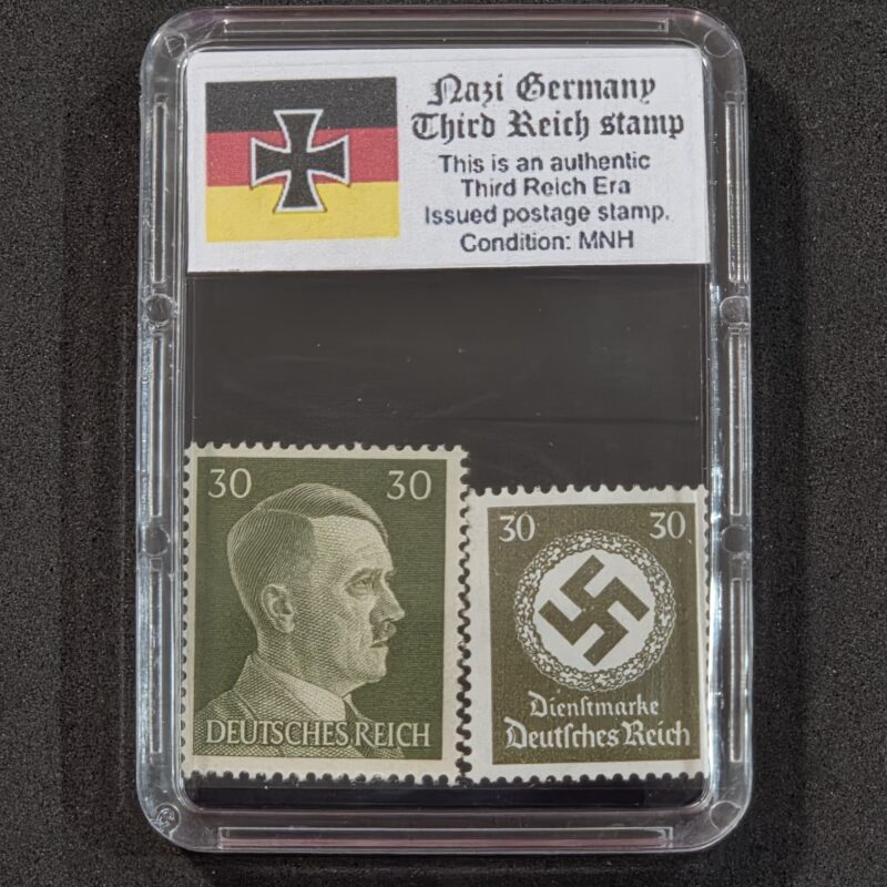 20261005_151650 WWII WW2 Nazi German Third Reich German Adolf Hitler + NSDAP Swastika Stamp 30pf