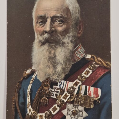 German 1911 Prince Regent Luitpold Bavaria 90th Birthday Munich School Postcard