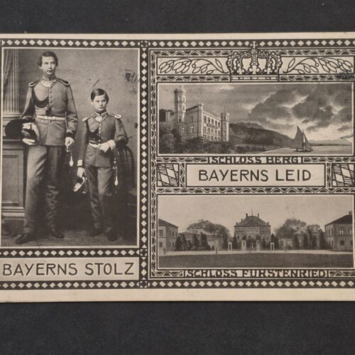 20261006_145357 1911 King Ludwig II Bavaria Otto Schloss Berg Memorial Postcard German Bavarian