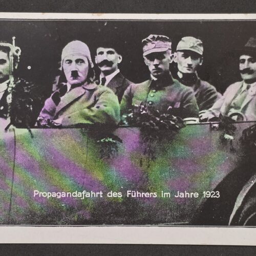 20261006_145619 RARE Early Nazi German Adolf Hitler Third Reich 1923 Propaganda Drive Postcard NSDAP