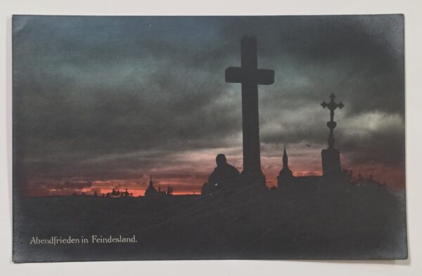 20261006_150247 WWI Imperial German Fallen Soldier Enemy Territory 1914 Military Grave Postcard