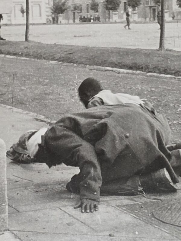 MUSLIMS PRAY AT PRAYER ALLAH - WW2 German Military Wartime Photo