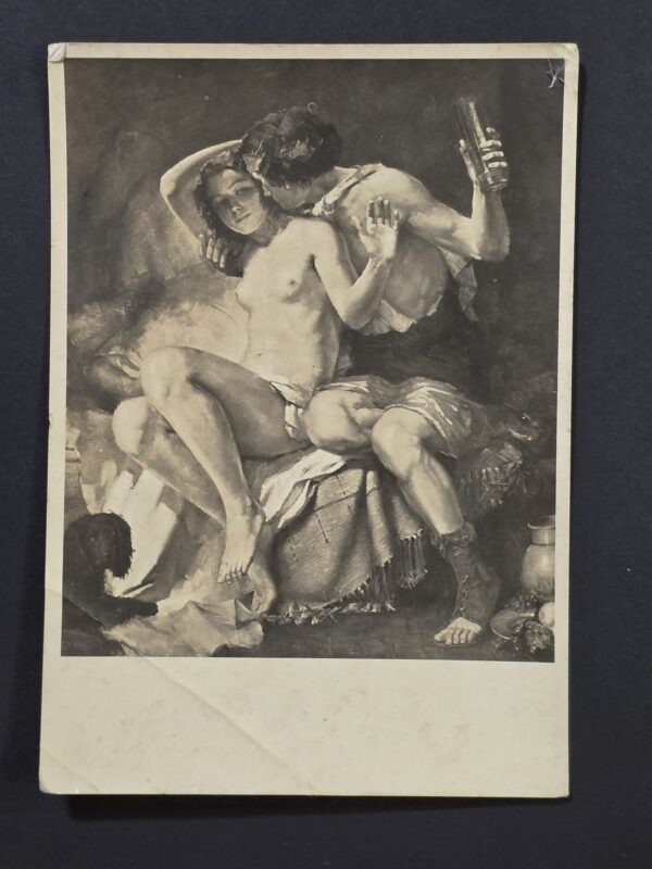 20261007_155615 WW2 Nazi German Third Reich HDK Nude Art Postcard Munchen House of Art Museum Karl Truppe