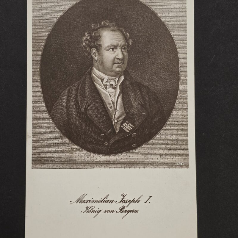 20261007_160940 Imperial German Postcard King Maximilian Joseph I Bavaria Royalty Portrait