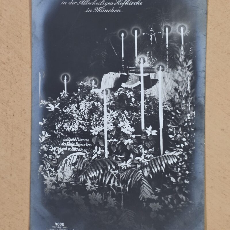 20261007_161216 1912 Imperial German Bavaria Prince Regent Luitpold Death Funeral Postcard Munich Royalty