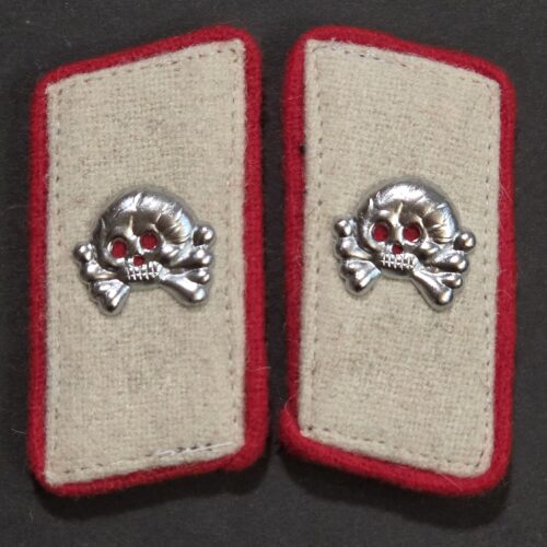 20261008_201612 Luftwaffe Hermann Goring Goering Panzer Tank Armored Division WW2 German Collar tabs w Totenkopf Skulls