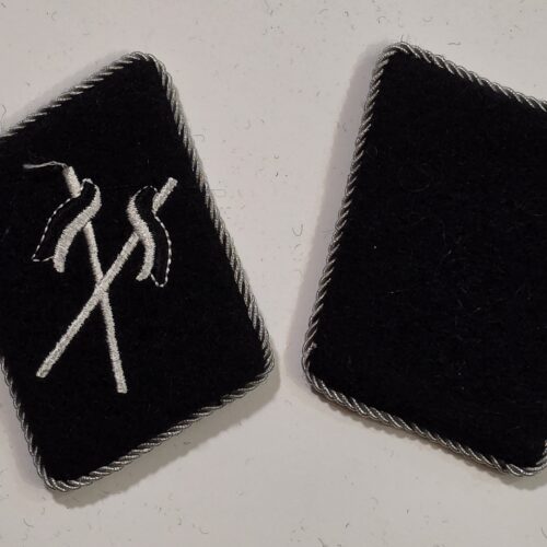 SS SA Cavalry Division WW2 German Collar tabs w RZM tag