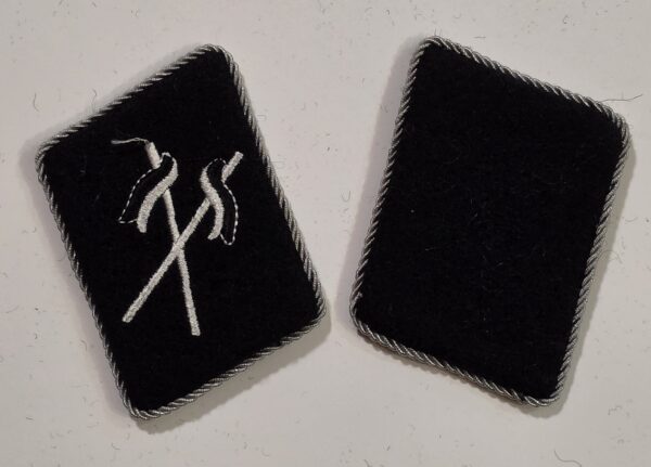SS SA Cavalry Division WW2 German Collar tabs w RZM tag