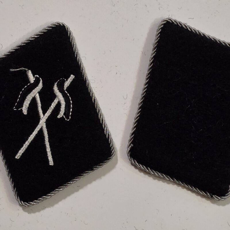 SS SA Cavalry Division WW2 German Collar tabs w RZM tag