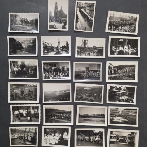 20261010_133204 WW2 German Third Reich 23 Photo Lot NSDAP Nuremberg Reichsparteitag Rally Grounds SS SA Hitler Youth RAD, Military Displays & Nazi Germany