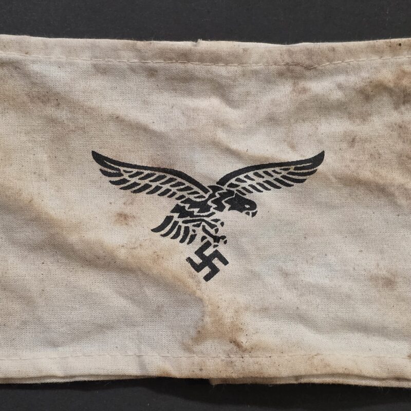 WWII Nazi German Luftwaffe Eagle Clutching Swastika Armband
