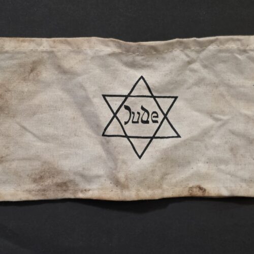 20261010_175255 WWII Nazi German Holocaust Ghetto Jude Star of David Identification Armband