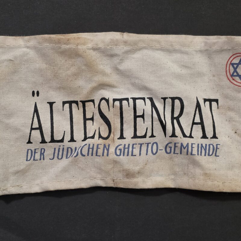 20261010_175309 WWII Nazi German Jewish Ghetto Ältestenrat Council of Elders Armband