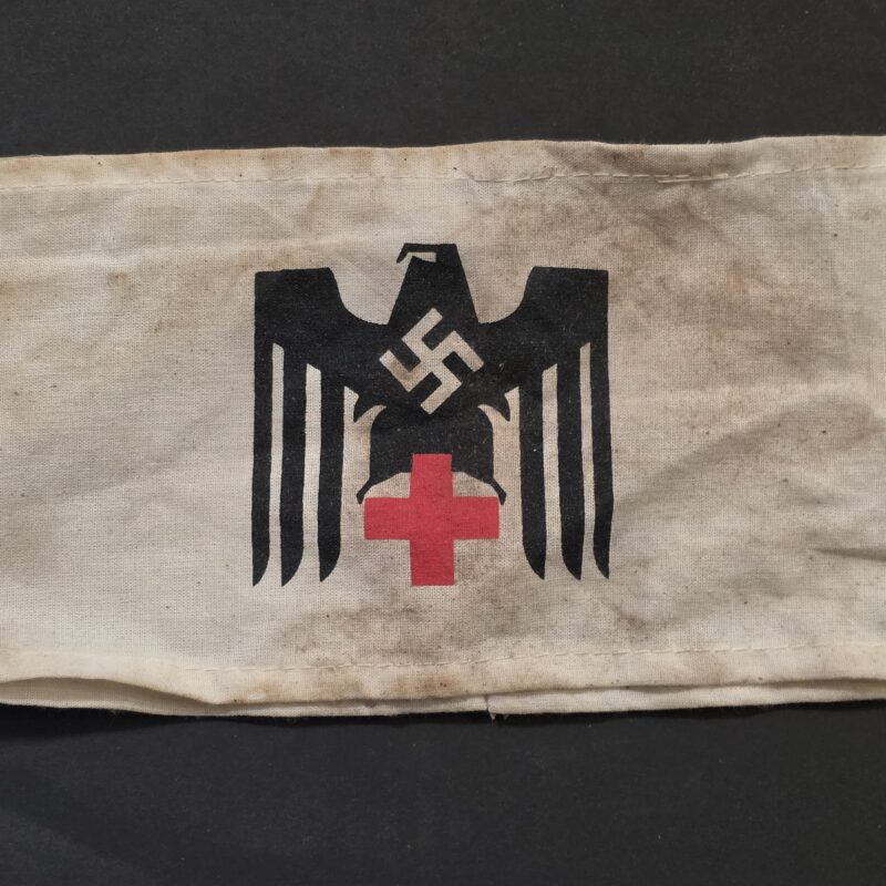 20261010_175411 WWII Nazi German DRK Red Cross Eagle w Swastika Medics Armband
