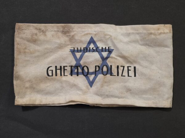 20261010_175433 WWII Nazi German Jewish Holocaust Ghetto Polizei Armband – Star of David