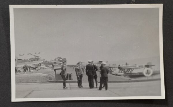20261011_144804 WWII German Luftwaffe High Ranking Officers General?? Seaplanes Aircraft Military Photo