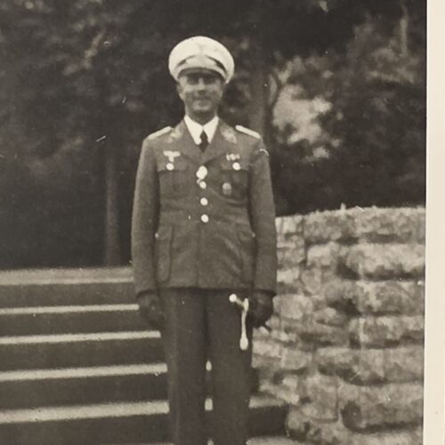 20261011_144848 WWII German Luftwaffe Officer Dress Uniform Dagger Medals Military Photo WW2