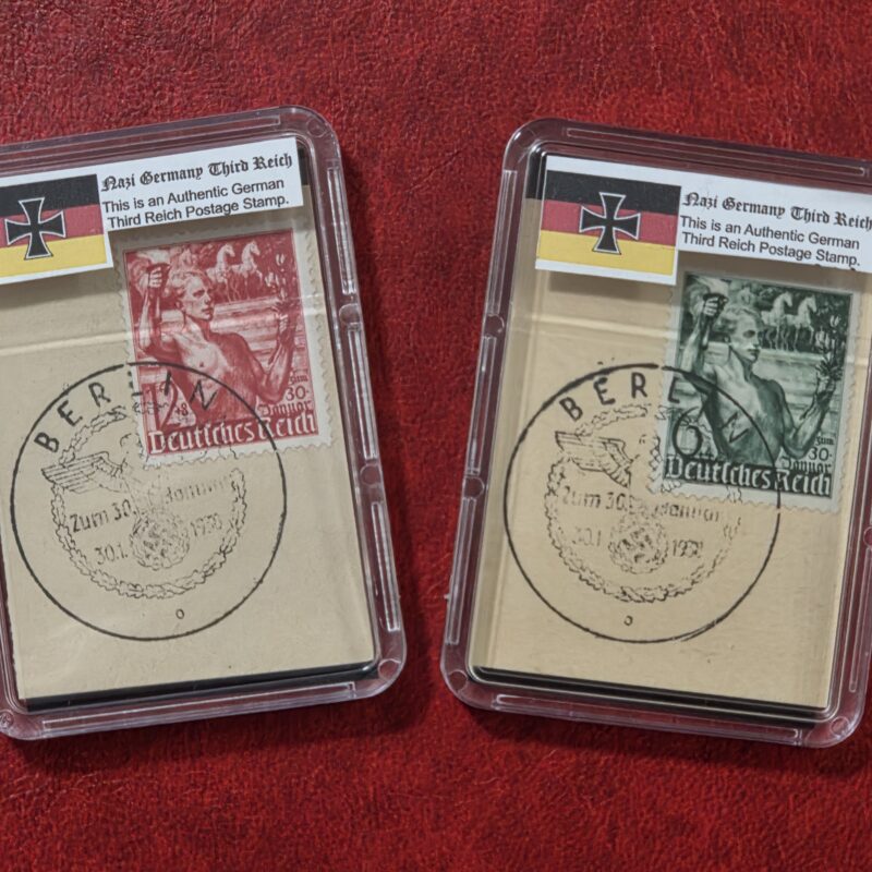20261013_132444 Nazi Germany Berlin 1936 Third Reich Olympics Games Stamp Set w Matching Special Cancels