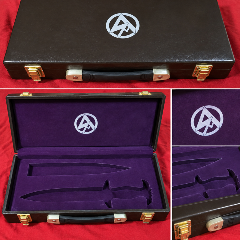 WW2 WWII Nazi German Third Reich SA Dagger Knife brown presentation Box Case